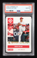 Shohei Ohtani 2022 Panini Chronicles #31 (PSA 10) at PristineAuction.com