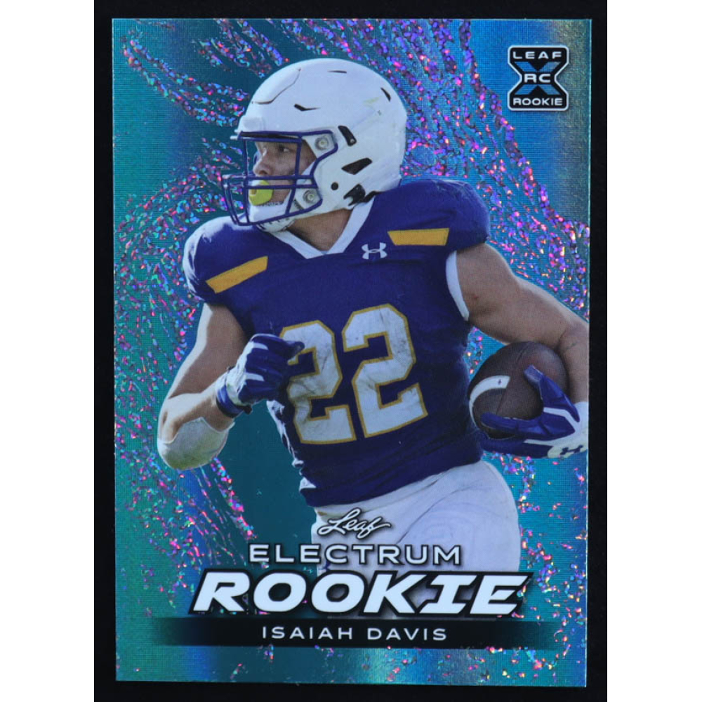 Isaiah Davis 2024 Leaf Electrum Rookies Spectrum Light Blue #354 RC #2/6 at PristineAuction.com