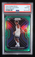 Anthony Edwards 2020-21 Panini Prizm Prizms Green #258 RC (PSA 10) at PristineAuction.com