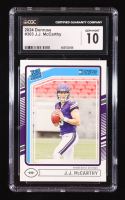 J.J. McCarthy 2024 Donruss #303 RR RC (CGC 10) at PristineAuction.com