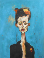 "Sau N-2" 2025 Original Acrylic Painting on Rolled Canvas by Arvydas Gaiciunas | Retne (Retne) at PristineAuction.com