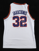 Kasparas Jakucionis Signed Fighting Illini Nike Authentic Jersey (PSA) at PristineAuction.com