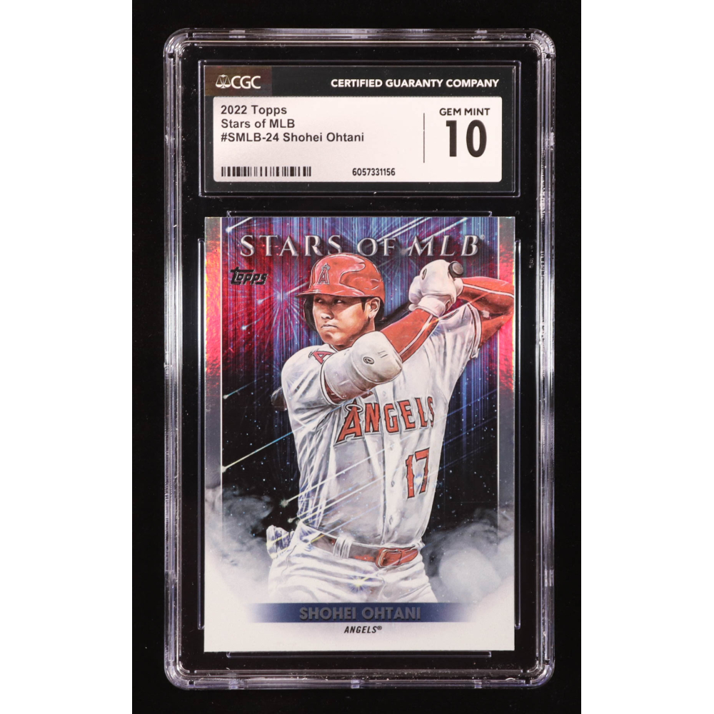 Shohei Ohtani 2022 Topps Stars of MLB #SMLB24 (CGC 10) at PristineAuction.com