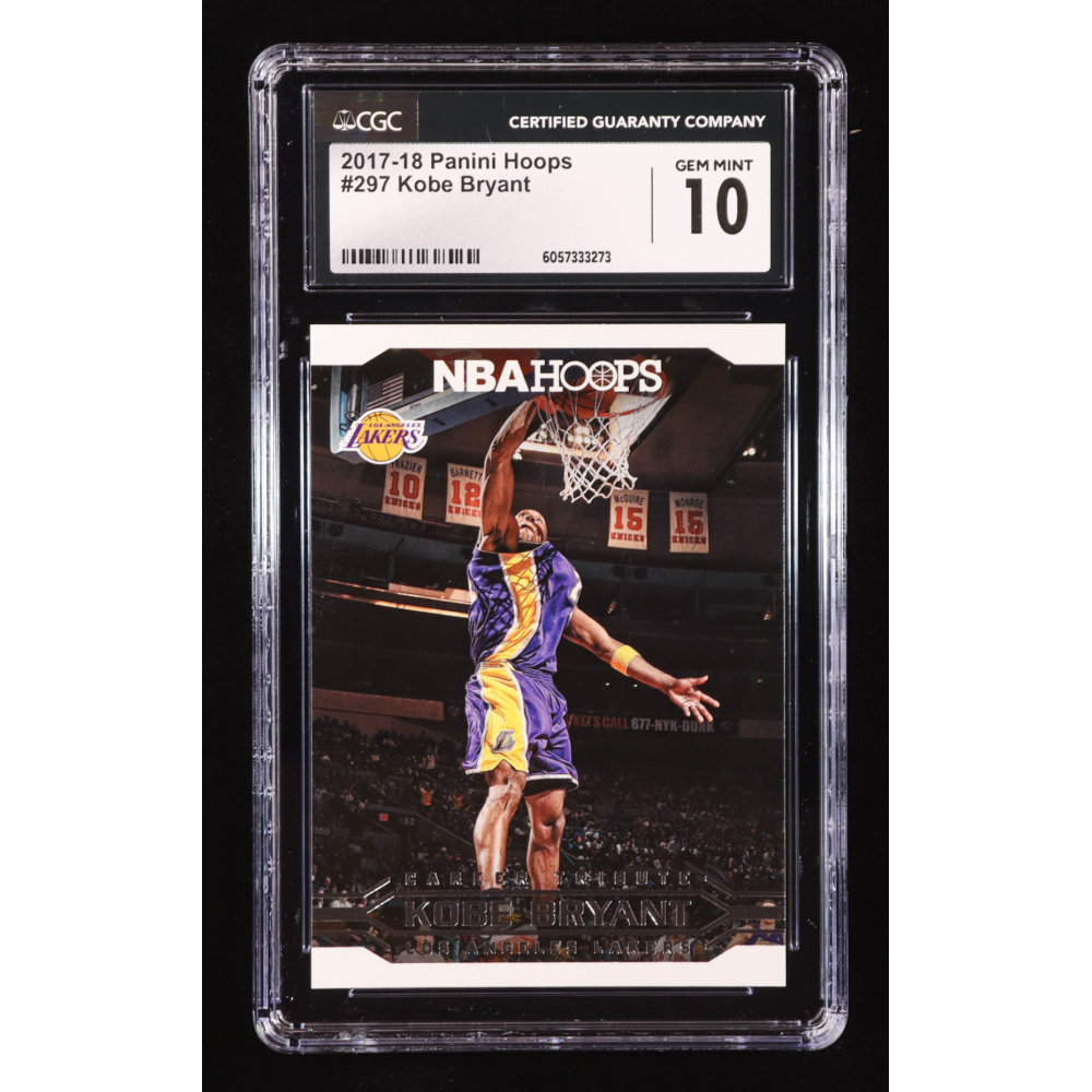 Kobe Bryant 2017-18 Hoops #297 Career Tribute (CGC 10) at PristineAuction.com