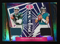 Jalen Hurts / Randall Cunningham 2023 Panini Illusions Deja Vu Materials #14 at PristineAuction.com