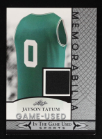 Jayson Tatum 2024 Leaf ITG Used Sports Game-Used Memorabilia Silver #GUM59 at PristineAuction.com