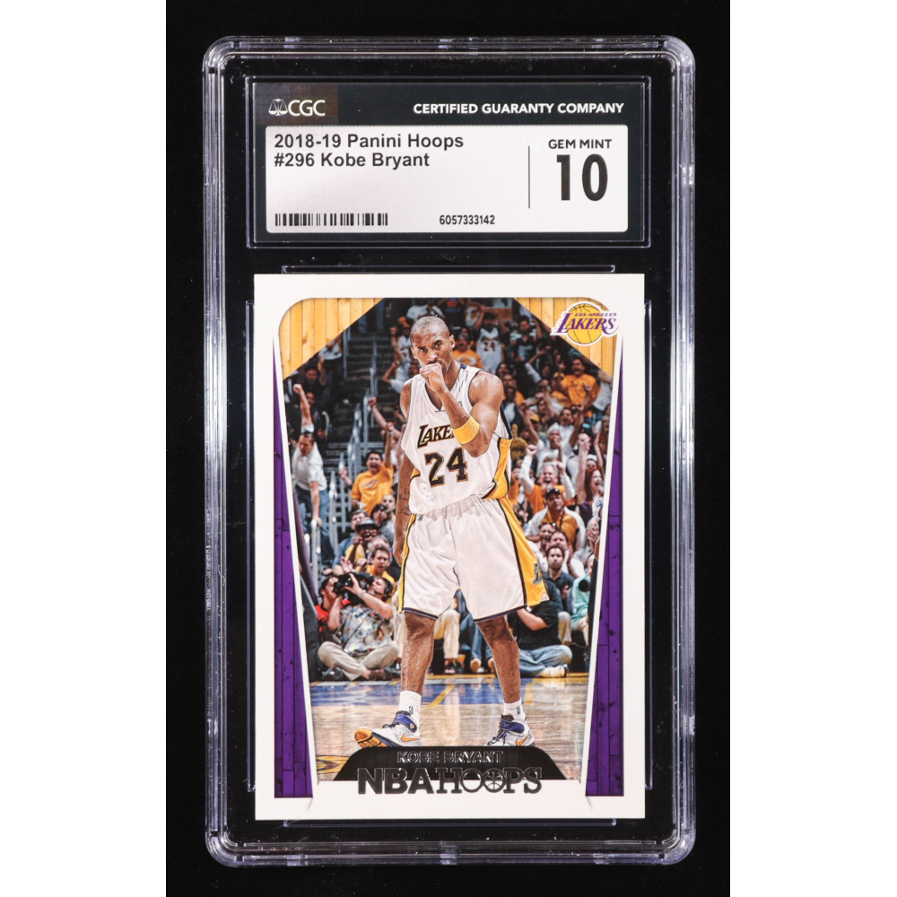 Kobe Bryant 2018-19 Hoops #296 HT (CGC 10) at PristineAuction.com