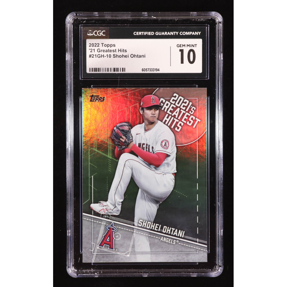 Shohei Ohtani 2022 Topps '21 Greatest Hits #21GH10 (CGC 10) at PristineAuction.com