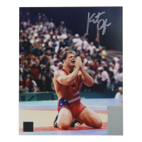 Kurt Angle Signed 1996 Olympics 8x10 Photo (Playball Ink) at PristineAuction.com