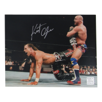 Kurt Angle Signed WWE 8x10 Photo (Playball Ink) at PristineAuction.com