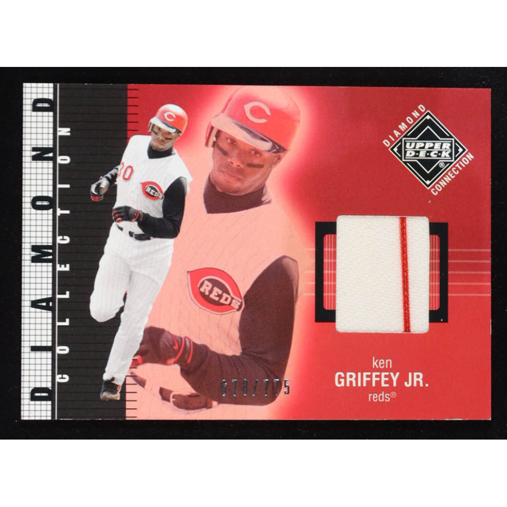 Ken Griffey Jr. 2002 Upper Deck Diamond Connection #247 DC Jersey #678/775 at PristineAuction.com