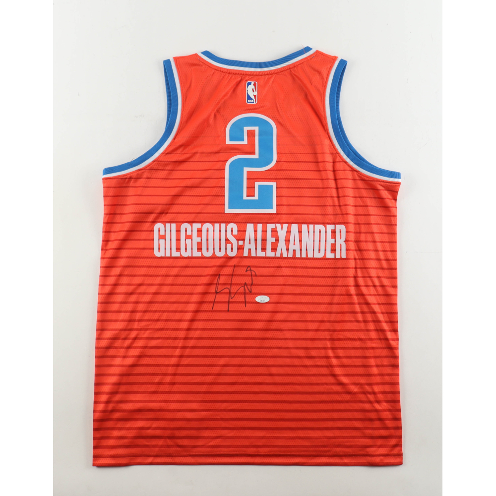 Shai Gilgeous-Alexander Signed Thunder Jordan Authentic
