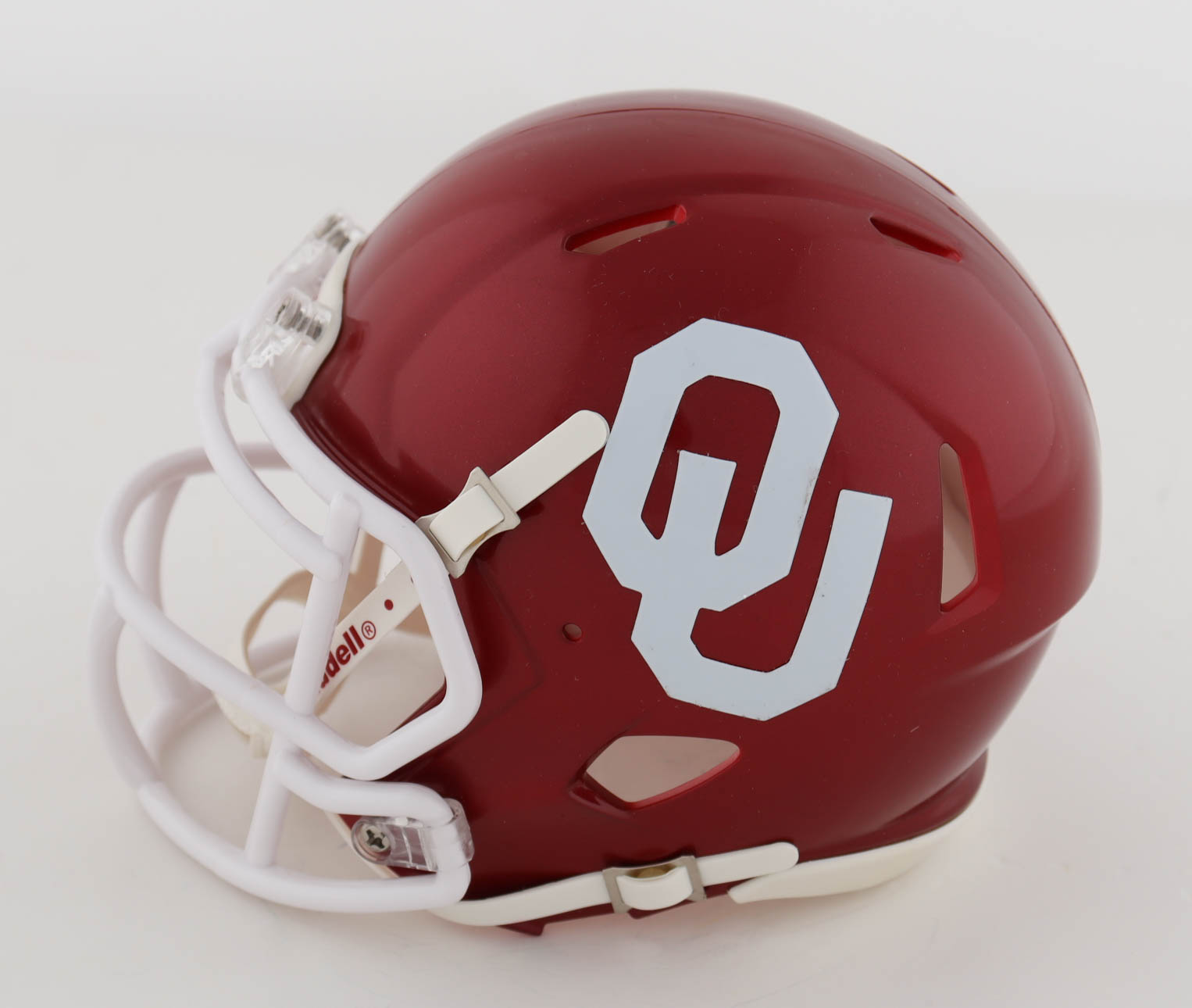 Danny Stutsman &Brian Bosworth Signed Oklahoma Sooners Speed Mini Helmet (Beckett) at PristineAuction.com Danny Stutsman &Brian Bosworth Signed Oklahoma Sooners Speed Mini Helmet (Beckett) at PristineAuction.com