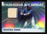 Sammy Sosa 2004 Topps Chrome Fashionably Great Relics #SS Jersey at PristineAuction.com