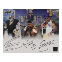 Charles Wright Thrice-Signed WWE 8x10 Photo (Playball Ink) at PristineAuction.com