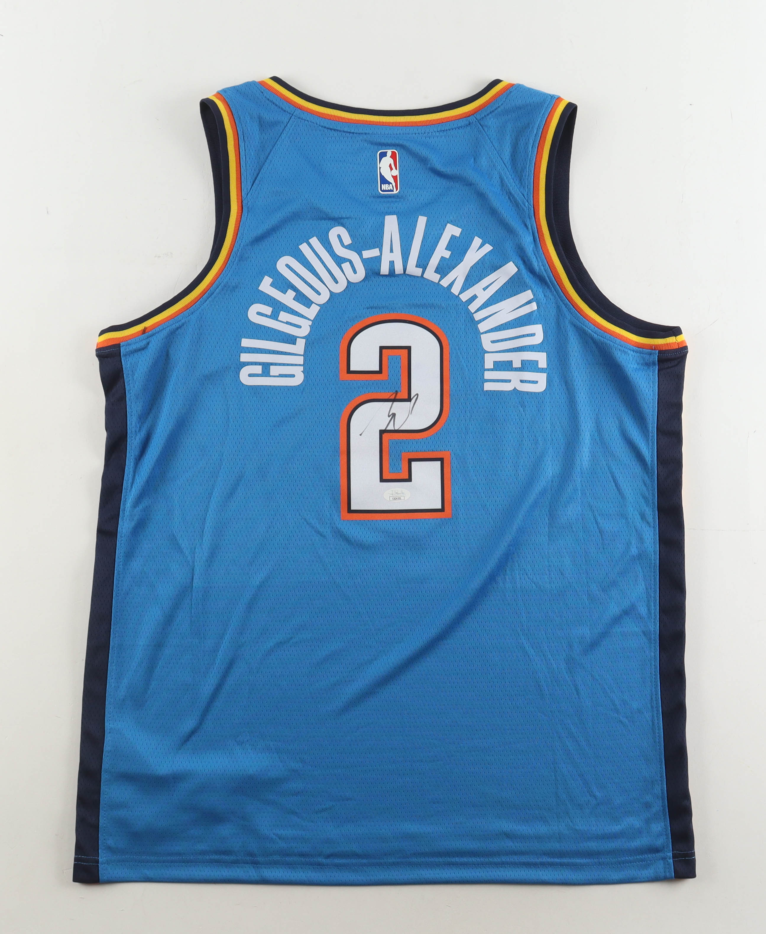 Shai Gilgeous-Alexander Signed Thunder Nike Authentic Jersey (JSA