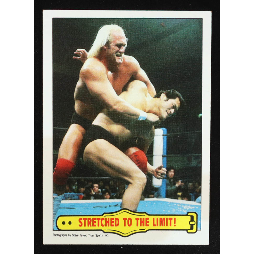 Hulk Hogan 1985 Topps WWF #29 Stretched to the Limit! RA at PristineAuction.com