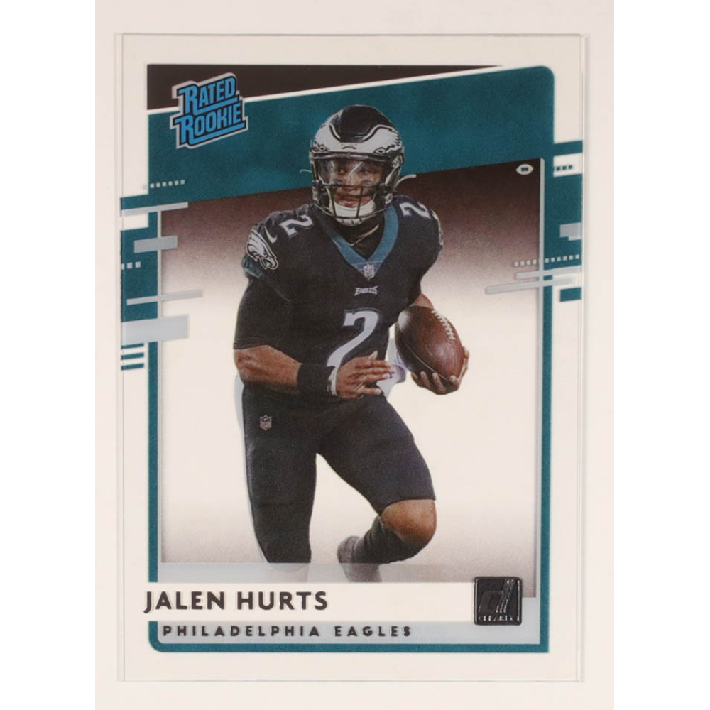 Jalen Hurts 2020 Donruss Clearly Rated Rookies #14 RC at PristineAuction.com