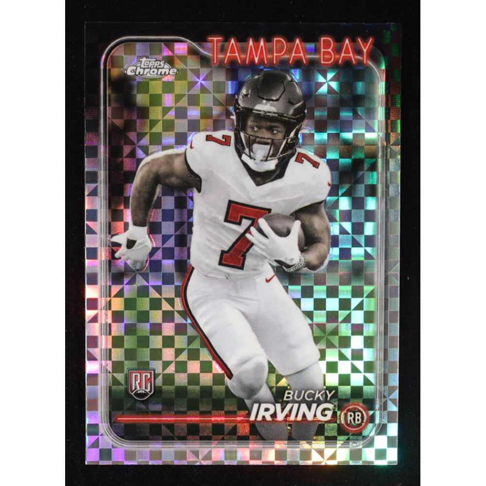 Bucky Irving 2024 Topps Chrome Xfractors #226 at PristineAuction.com