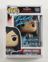 Xochitl Gomez Signed "Doctor Strange in the Multiverse of Madness" #1002 America Chavez Funko Pop! Bobble-Head Vinyl Figure Inscribed "America Chavez" (Beckett) at PristineAuction.com