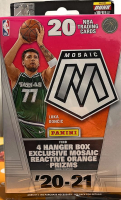 2020-21 Panini Mosaic Basketball Hanger Box with (20) Cards at PristineAuction.com