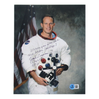 Jack R. Lousma Signed NASA 8x10 Photo with Extensive Inscription (Beckett) at PristineAuction.com