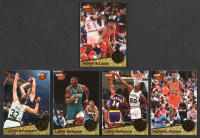 1992-93 Ultra NBA Award Winner Complete Set of (5) Insert Cards with Detlef Schrempf #4, Larry Johnson #3, David Robinson #2, Michael Jordan #1 at PristineAuction.com