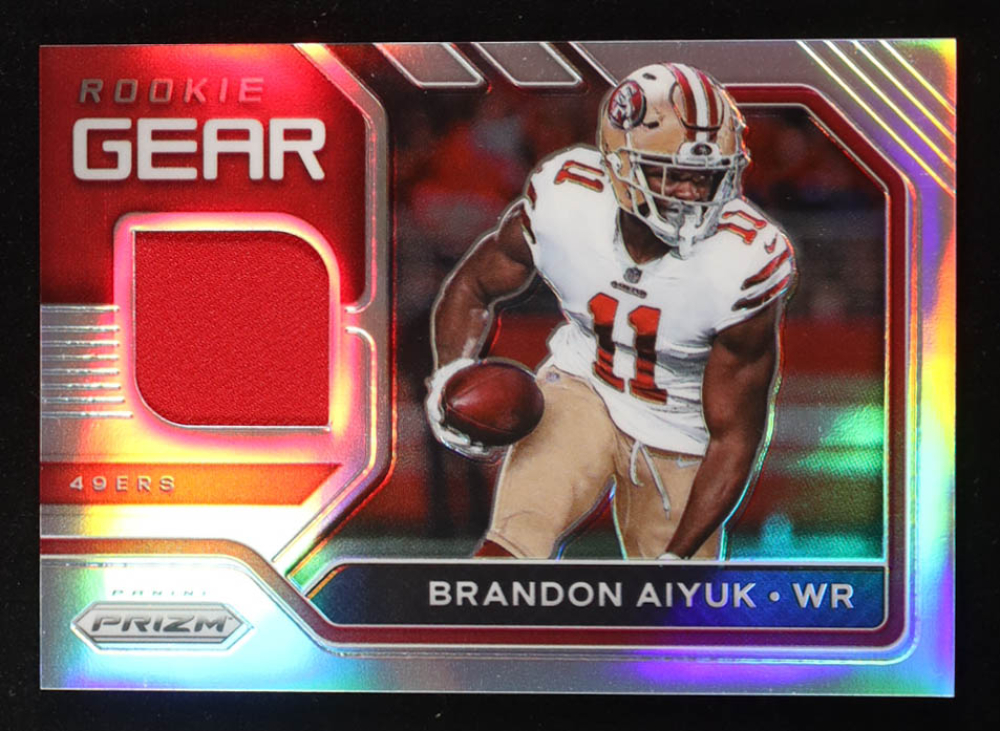 Brandon Aiyuk 2020 Panini Prizm Rookie Gear Silver #29 RC