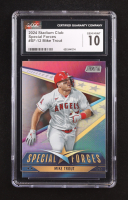 Mike Trout 2024 Stadium Club Special Forces #SF12 (CGC 10) at PristineAuction.com