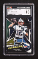 Tom Brady 2019 Rookies and Stars Airborne #14 (CGC 10) at PristineAuction.com