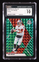 Tom Brady 2020 Panini Mosaic Mosaic Green #135 (CGC 10) at PristineAuction.com