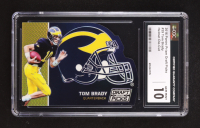Tom Brady 2016 Panini Prizm Draft Picks Helmet Die Cut #39 (CGC 10) at PristineAuction.com