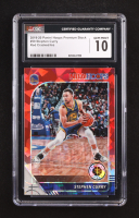 Stephen Curry 2019-20 Hoops Premium Stock Prizms Red Cracked Ice #59 (CGC 10) at PristineAuction.com