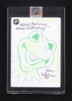 Kermit the Frog | The Muppets | Original Art Sketch Card by Guy Gilchrist (1/1 Original Art) at PristineAuction.com