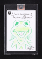 Kermit the Frog | The Muppets | Original Art Sketch Card by Guy Gilchrist (1/1 Original Art) at PristineAuction.com