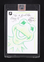 Kermit the Frog | The Muppets | Original Art Sketch Card by Guy Gilchrist (1/1 Original Art) at PristineAuction.com