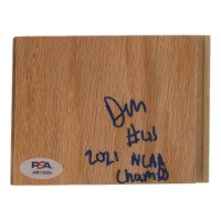Davion Mitchell Signed 3.5x4.5 Floor Piece Inscribed "2021 NCAA Champs" (PSA) at PristineAuction.com