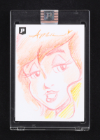 April O'Neil | TMNT | Original Art Sketch Card by Guy Gilchrist (1/1 Original Art) at PristineAuction.com