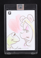 Kermit the Frog & Miss Piggy | The Muppets | Original Art Sketch Card by Guy Gilchrist (1/1 Original Art) at PristineAuction.com