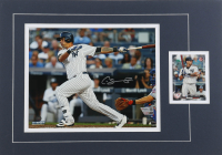 Gary Sanchez Signed Yankees Custom Matted Photo Display (Fanatics) at PristineAuction.com