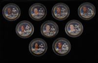 Cowboys "Farewell To Texas Stadium" Merrick Mint NFL Gold Platted Coin Set of (9) Colorized State Quarters at PristineAuction.com