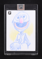 Grover | Sesame Street | Original Art Sketch Card by Guy Gilchrist (1/1 Original Art) at PristineAuction.com