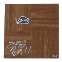 Lonzo Ball Signed Cavaliers Logo 12x12 Floor Piece (PSA) at PristineAuction.com