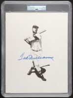 Ted Williams Signed 8.5x11 Art Print (PSA | Autograph Graded PSA 9) at PristineAuction.com