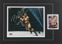 Dave Bautista Signed WWE Custom Matted Photo Display (Steiner) at PristineAuction.com