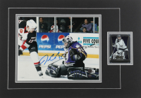Jonathan Quick Signed Kings Custom Matted Photo Display (Steiner) at PristineAuction.com