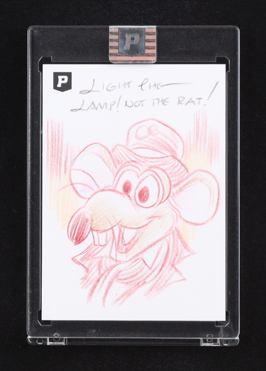 Rizzo the Rat | The Muppets | Original Art Sketch Card by Guy Gilchrist (1/1 Original Art) at PristineAuction.com Rizzo the Rat | The Muppets | Original Art Sketch Card by Guy Gilchrist (1/1 Original Art) at PristineAuction.com