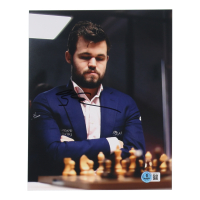 Magnus Carlsen Signed 8x10 Photo (Beckett) at PristineAuction.com