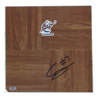 Bub Carrington Signed Wizards Logo 12x12 Floor Piece (PSA) at PristineAuction.com