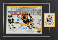 Kris Letang Signed Penguins Custom Matted Photo Display (Letang) at PristineAuction.com